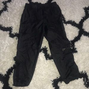 black jogger pants